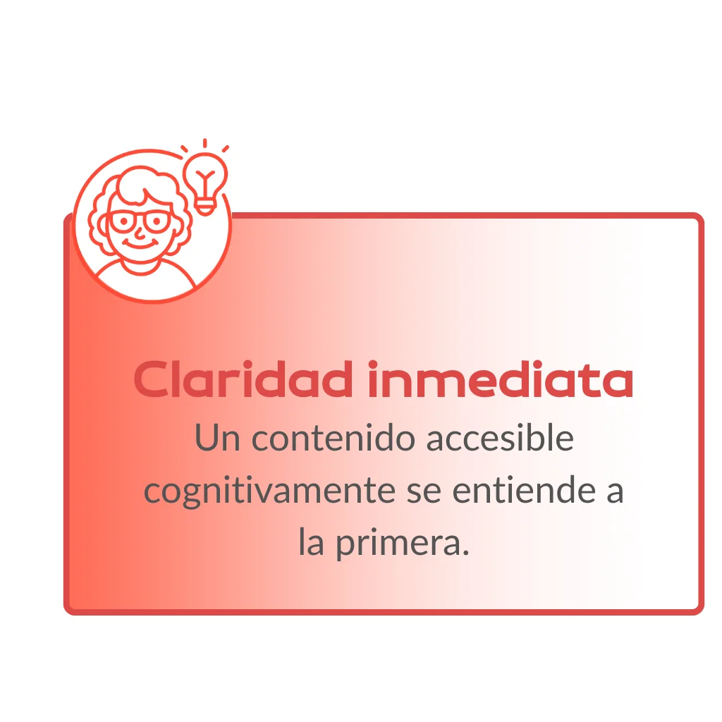 Claridad inmediata en contenidos digitales gracias a la accesibilidad cognitiva